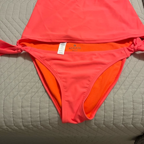 Athleta Tankini Top 32D/DD and Athleta Small Swim Bottom - Picture 5 of 5